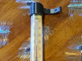 Mercury thermometer mount