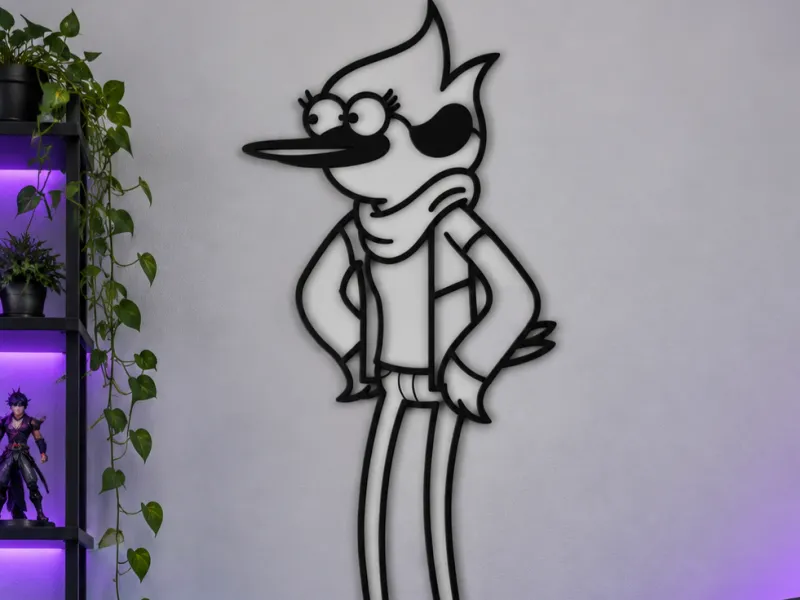 Arte de Parede Margaret Smith – Design de Estêncil para Impressão 3D