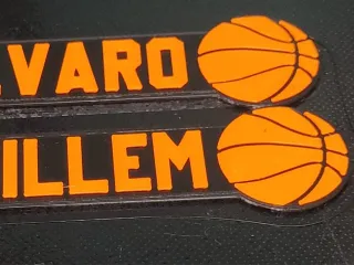 Llavero basket personalizable