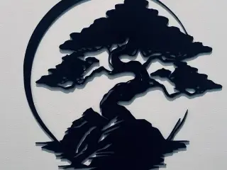 Beautifull Japanese Bonsai Wall Art
