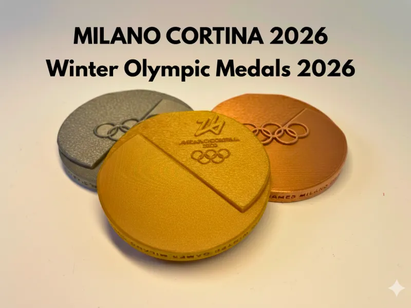 Milano Cortina 2026 Official Medal