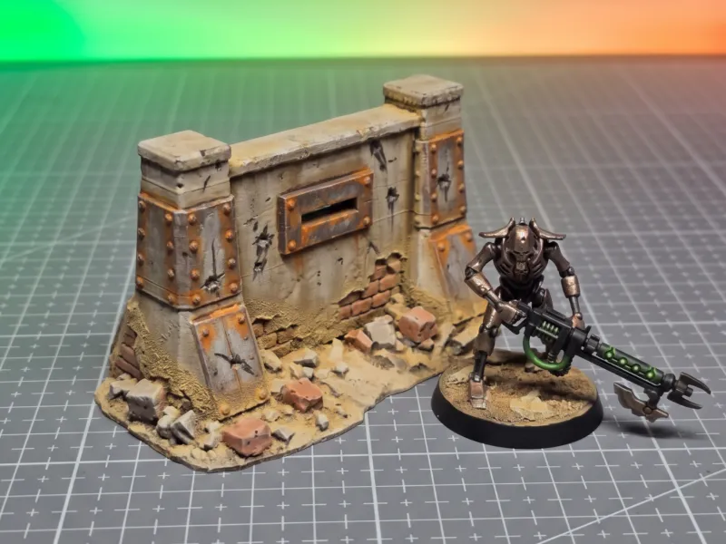 Muralha Defensiva Oriental - Terreno de Wargame Grimdark