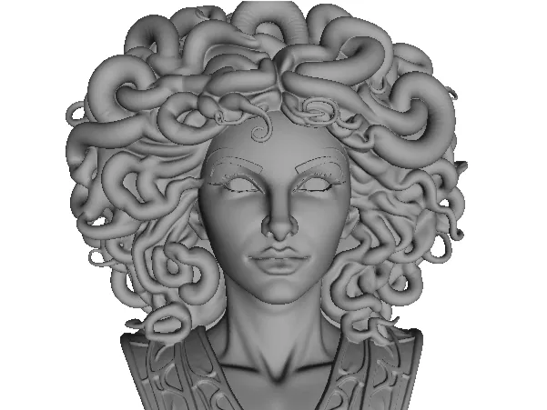 4529 Medusa Gorgon Head 3D Model  art  gothic STL DND ARTE