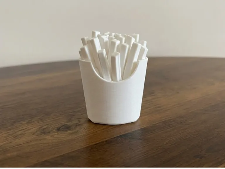 French Fries in Box - Decorative Food Model