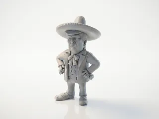 El Trumpo Figurine Celebrity 3D Printable