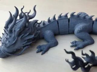 Articulated Fire Dragon