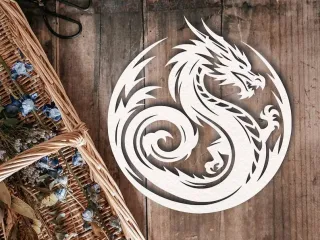 WallArt - Dragon 021