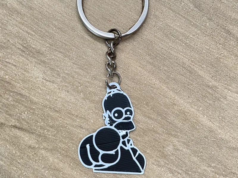 Chaveiro Homer Dedo