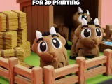 Cute Flexi Goat, STL & 3MF File (Digital Download)-0