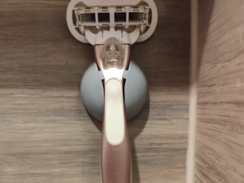Minimalistisch supportvrij scheermes wandmontage (Venus/Gillette Com