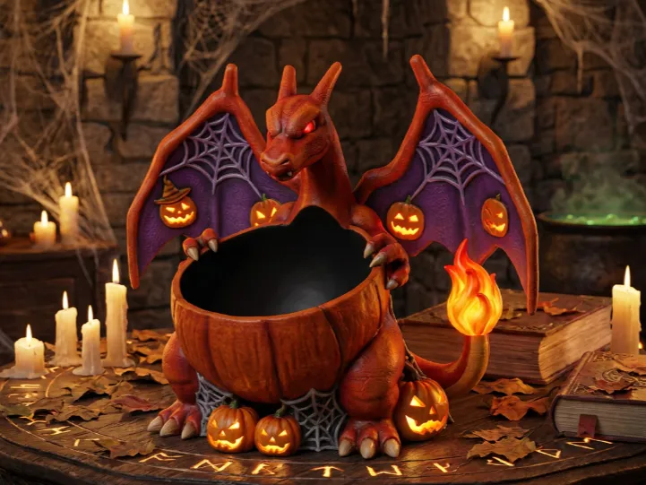 Halloween Pokemon  Charizard Bowl
