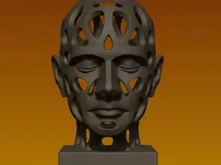 Head - Voronoi - Art