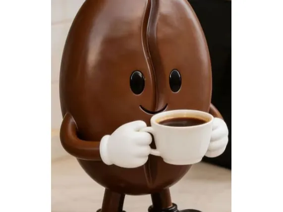 Koffein-Bohnen-Kumpel