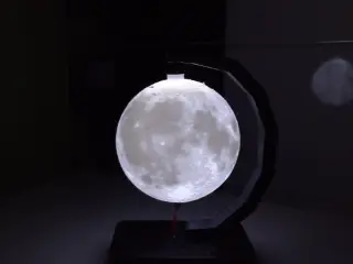 Levitating moon lamp