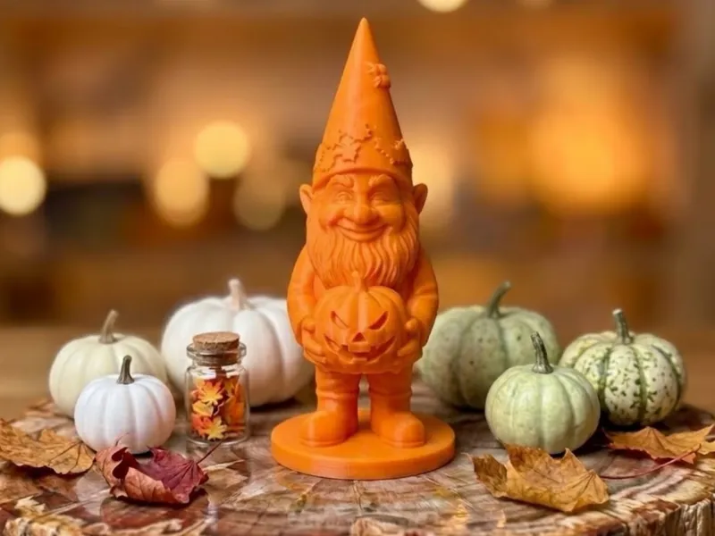 Halloween Pumpkin Gnome