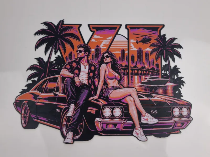GTA VI Vice City Gamer Decor
