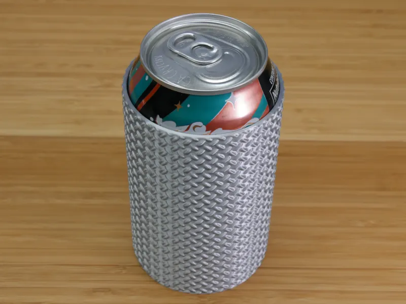 Diamant-Riffelblech 12 oz Dosenhalter
