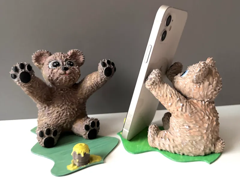 Schattige Harige Beren – Telefoon- & Tabletstandaard 🐻📱
