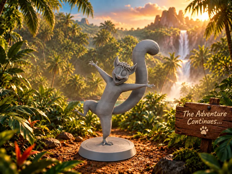 👑 Rei Julien – Madagascar