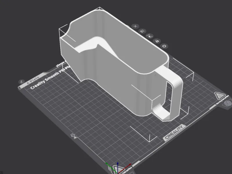 Creality K2 Poop Chute Waste Catch Tray