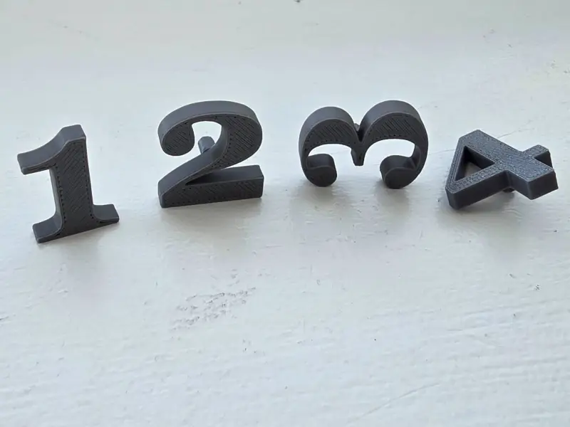Números para los soportes de bobinas de Flashforge AD5X