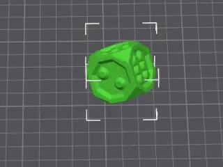 Tactile Dice / Braille Dice (No supports needed)