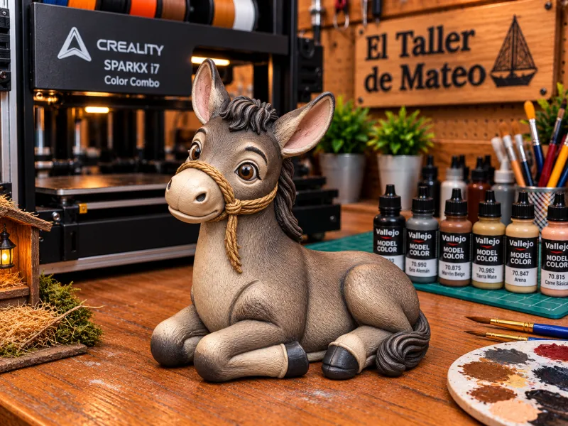 Burro del Belén – El Taller de Mateo