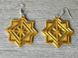 New square earrings-0