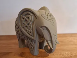 Tribal Elephant - tabletop figurine decoration