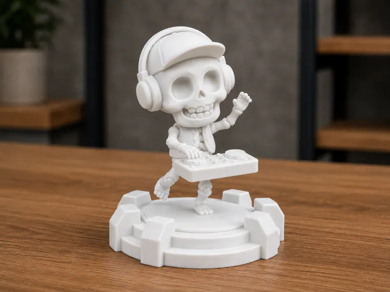 Skully Spin DJ Bones