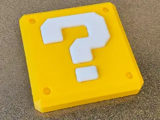 Super Mario Question Block Fridge Magnet - Multipart, no CFS