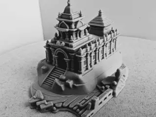 Ancient building miniature 003
