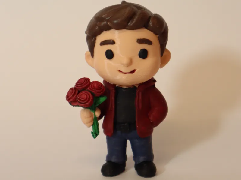 Andi (Andreas) Figure with Flowers