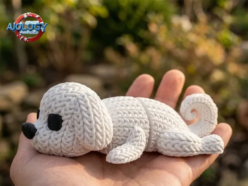 Knitted flexi Dog STL