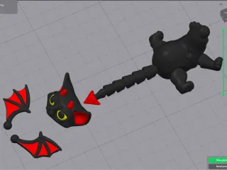 Malacoda the flexi demonic cat v2025 (SNAP + 3MF)
