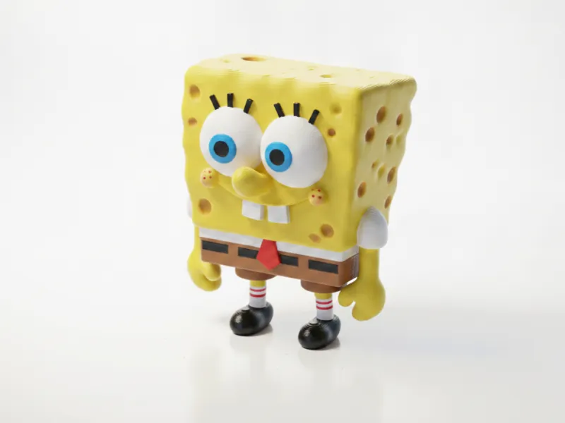 Chibi SpongeBob Figurine Cute Character 3D Printable