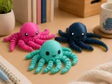 🐙💙 Articulated Flexi Octopus-0