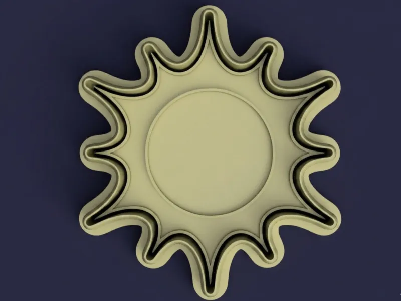 Sun cutter & stamp - sol