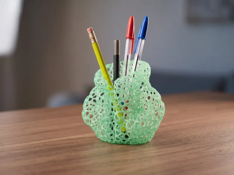 Voronoi Steppjacke Stifthalter