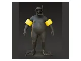 Stylized Diver Character with Floaties-0
