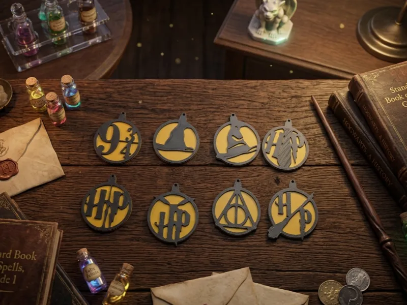 keychain Harry Potter, decoration
