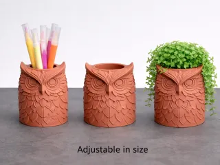 Owl Planter & Pen Holder