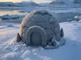 因纽特人居住的冰屋-0