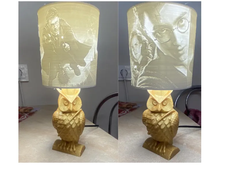 Harry Potter uil lithofaan lampvoet