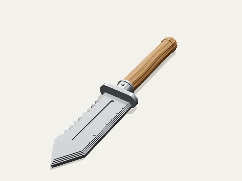 Миниатюрная игрушечная лопатка Хори-Хори