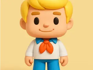 Chibi Fred Scooby Doo