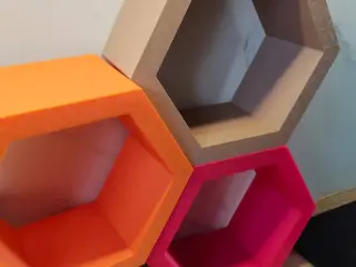 Hexagonal shelf
