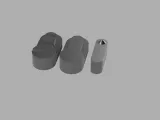Keyhole Wall Adapter — Negative Mold Set (STL + STEP)-0