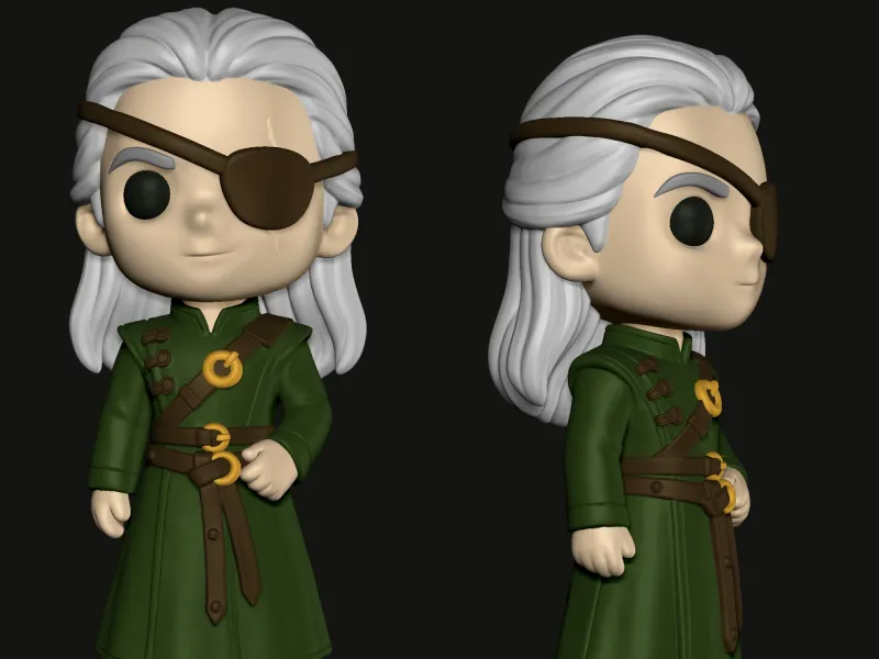 Prince Aemond Targaryen Chibi