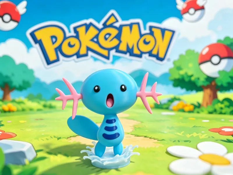 Pokemon宝可梦乌波四色半拆件